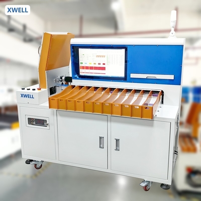 自動11チャネルバッテリーソート機 円筒状のセルを貼るソート機