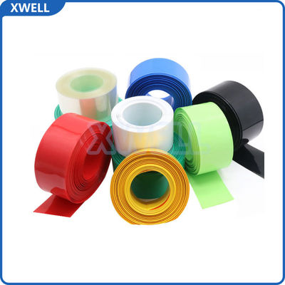 お買い得 Colorful Pvc Heat shrink packaging 5Mm-600Mm Flat Width Battery Skin Heat Shrinkable Film Cover For Batteries オンライン