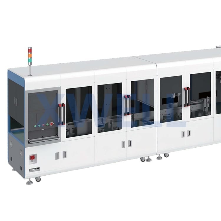 18650 21700 32650 4680細胞のためのフル オートの円柱電池のパックの生産ライン