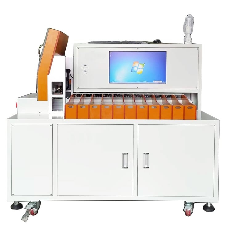 リチウム イオン11チャネル18650シリンダー細胞電池の選別機の自動分離