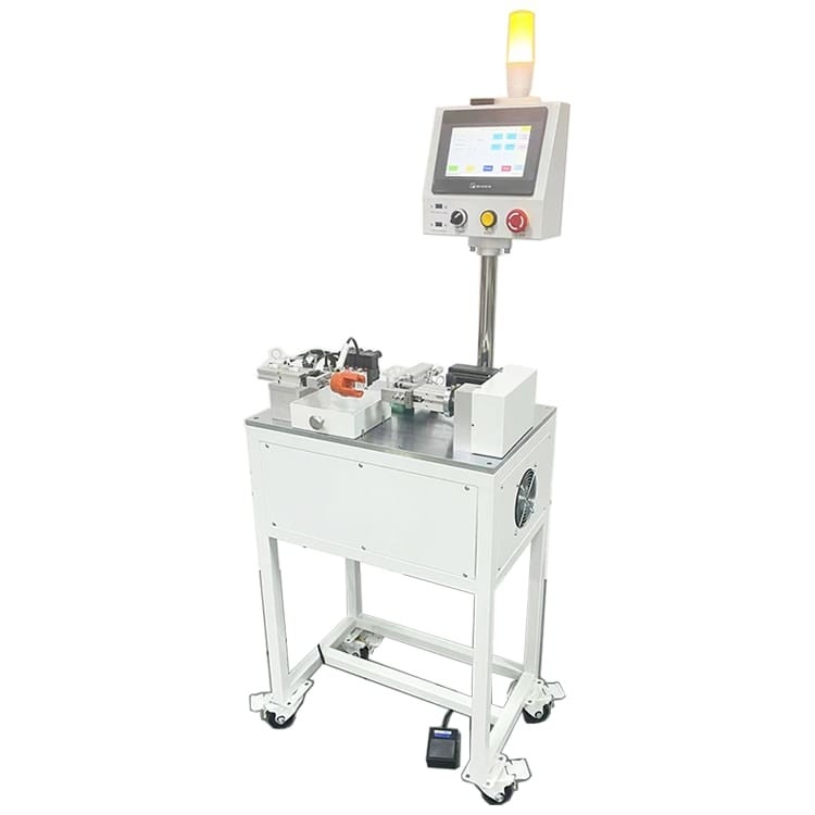 60Hz電池のパックの生産機械18650は26650 21700円柱細胞ポリ塩化ビニールの包装の帽子スリーブを付ける別の機械を取除く