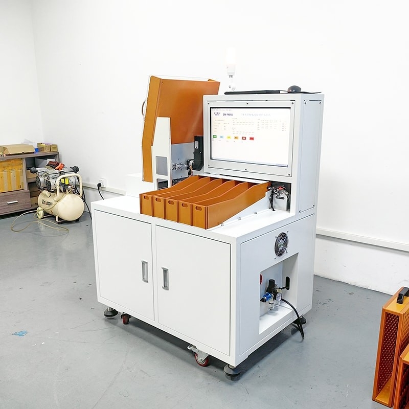 PLC バッテリーセルソート機 5チャネルシリンダ式セルIR電圧テスト機