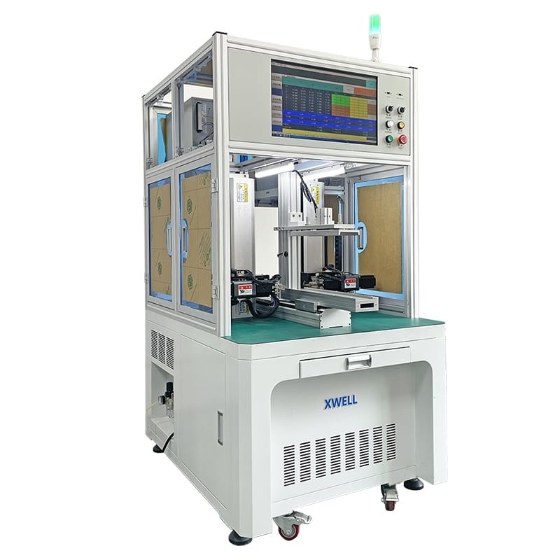自動ダブルサイドスポット溶接機 CNC 18650/26650/32650 円筒型電池セルパックスポット溶接機