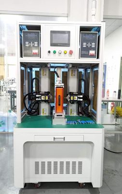 良い値段 自動18650リチウム21700個の細胞のための円柱電池のパックのスポット溶接機械 オンライン