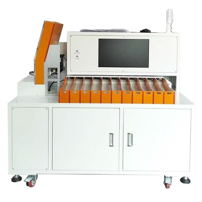 良い値段 実験室の円柱細胞電池のパック アセンブリのための自動11のチャネル電池の選別機 オンライン