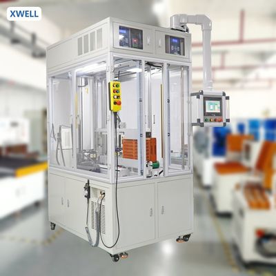 お買い得 XWELL XW-ACDW 円筒セル生産用全自動コンベヤバッテリーパック両面スポット溶接機 オンライン