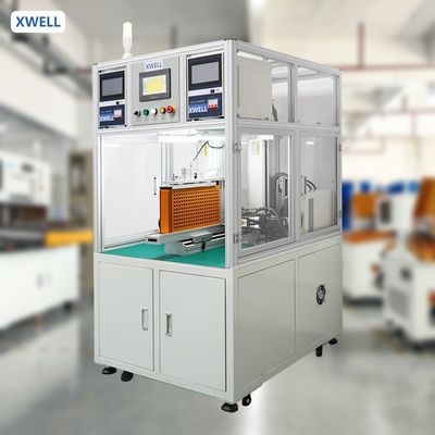 良い値段 自動両面ロータリー溶接ヘッドバッテリーパックスポット溶接機、PLC制御システム付き オンライン