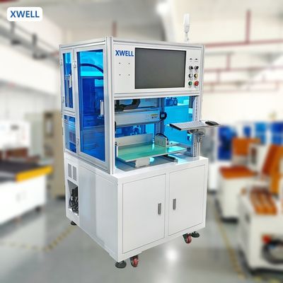 お買い得 XW-ADW 自動両面バッテリースポット溶接機 8000A 回転可能な溶接ヘッド傾斜スポット PC 制御 オンライン