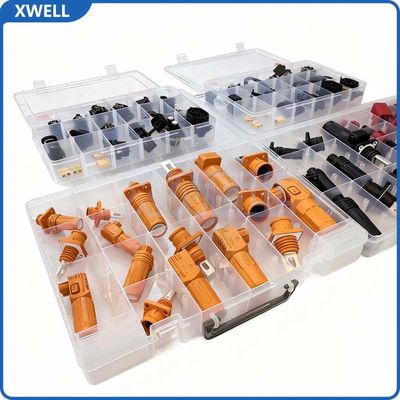 良い値段 High Voltage Connector 150A 200A 250A High-Voltage Energy Storage Connector for Battery Management Systems Lithium Battery (BMS) Copper Through-Wall Output Energy Storage Connector オンライン