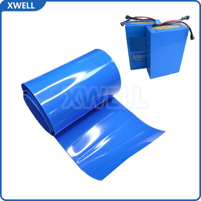 お買い得 青いPVC熱縮縮ラップフィルム 150mm 幅200m ロール 120°C リチウム電池パック 外部隔熱保護 オンライン